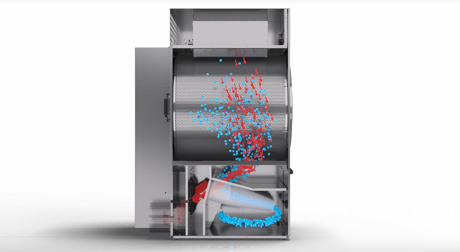 Cutaway image of ProCapture system working
